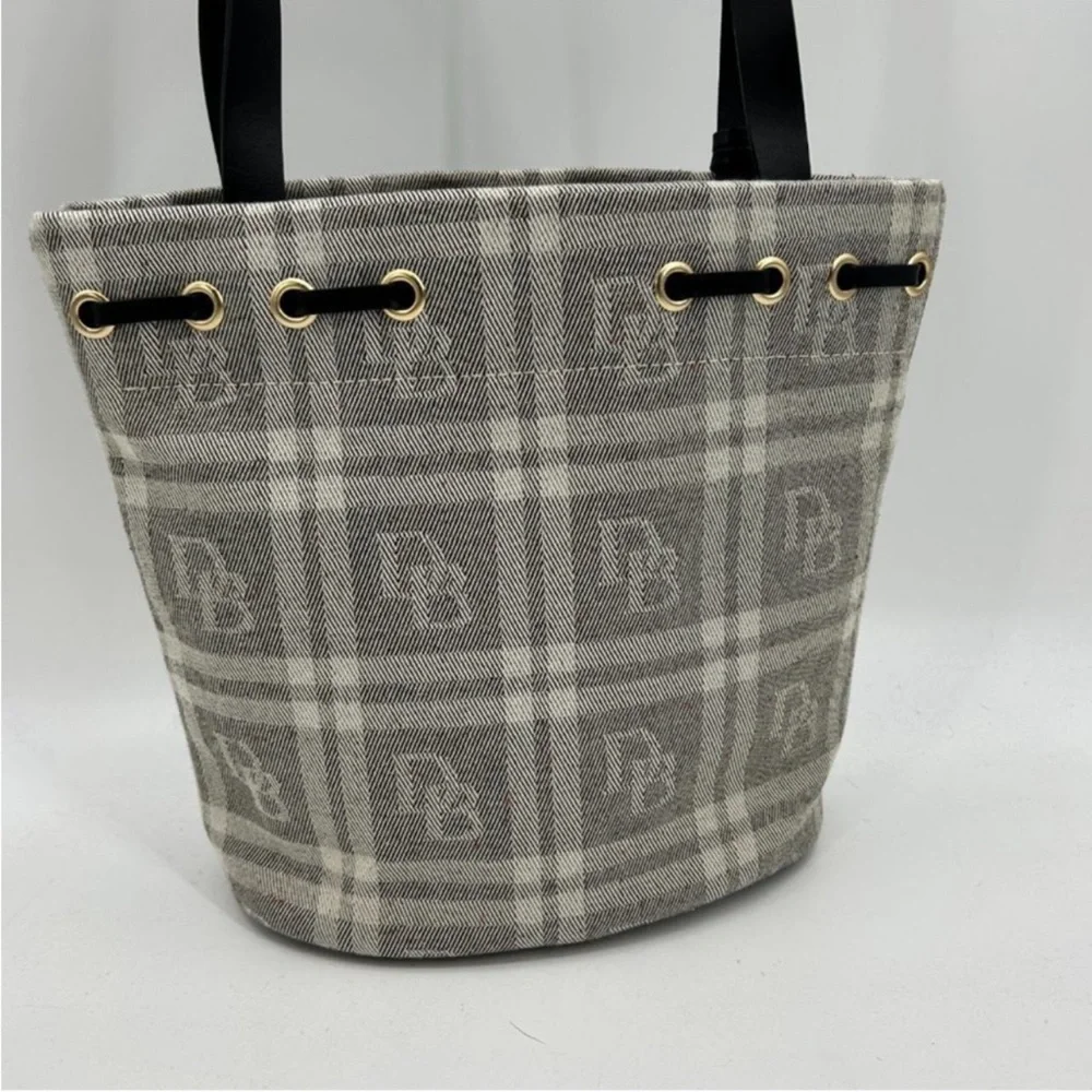 DOONEY & BOURKE Signature Plaid Bucket Bag